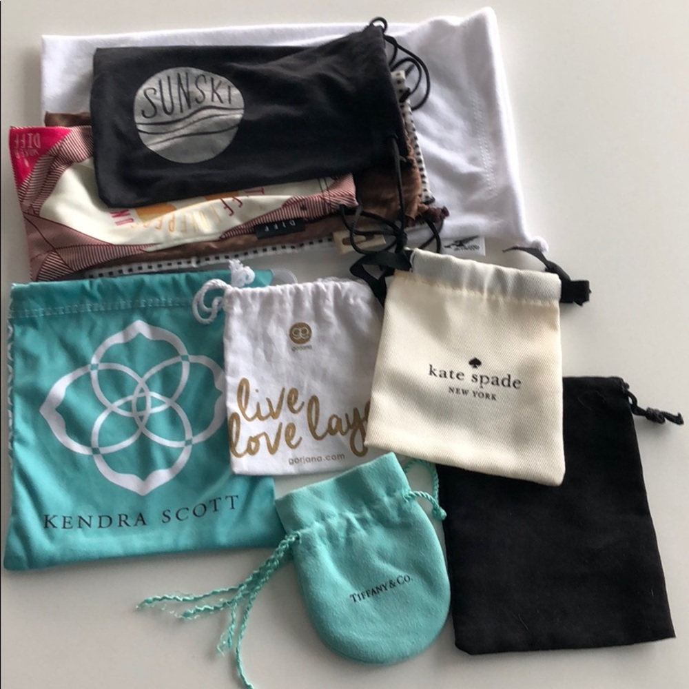 Set of Sunglass and Jewelry Bags
